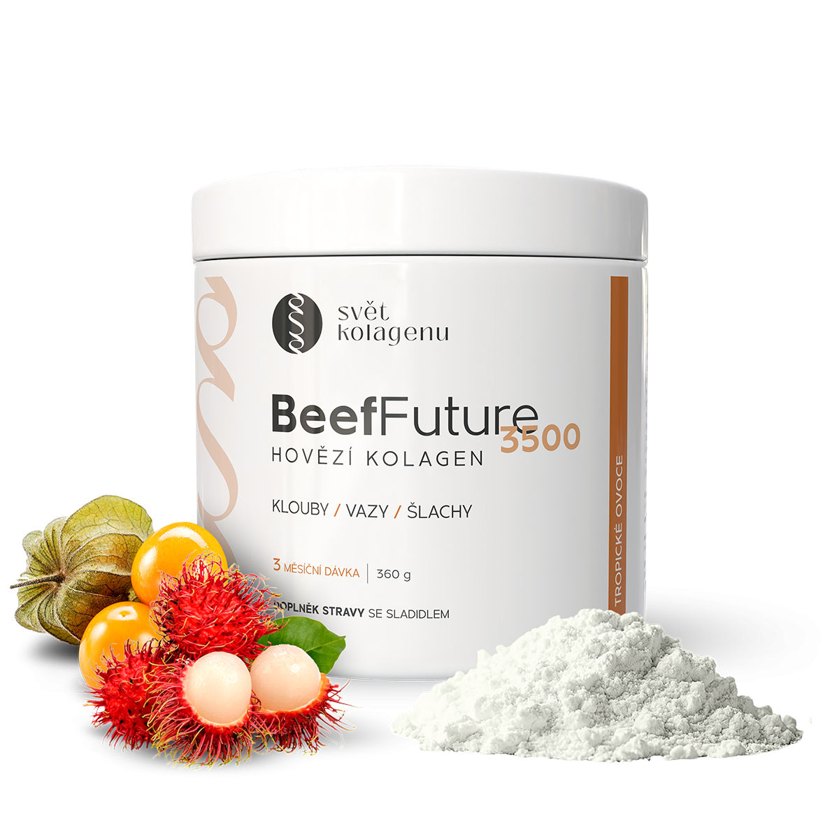 Hovězí kolagen BeefFuture 3500 - tropické ovoce Collinstant®