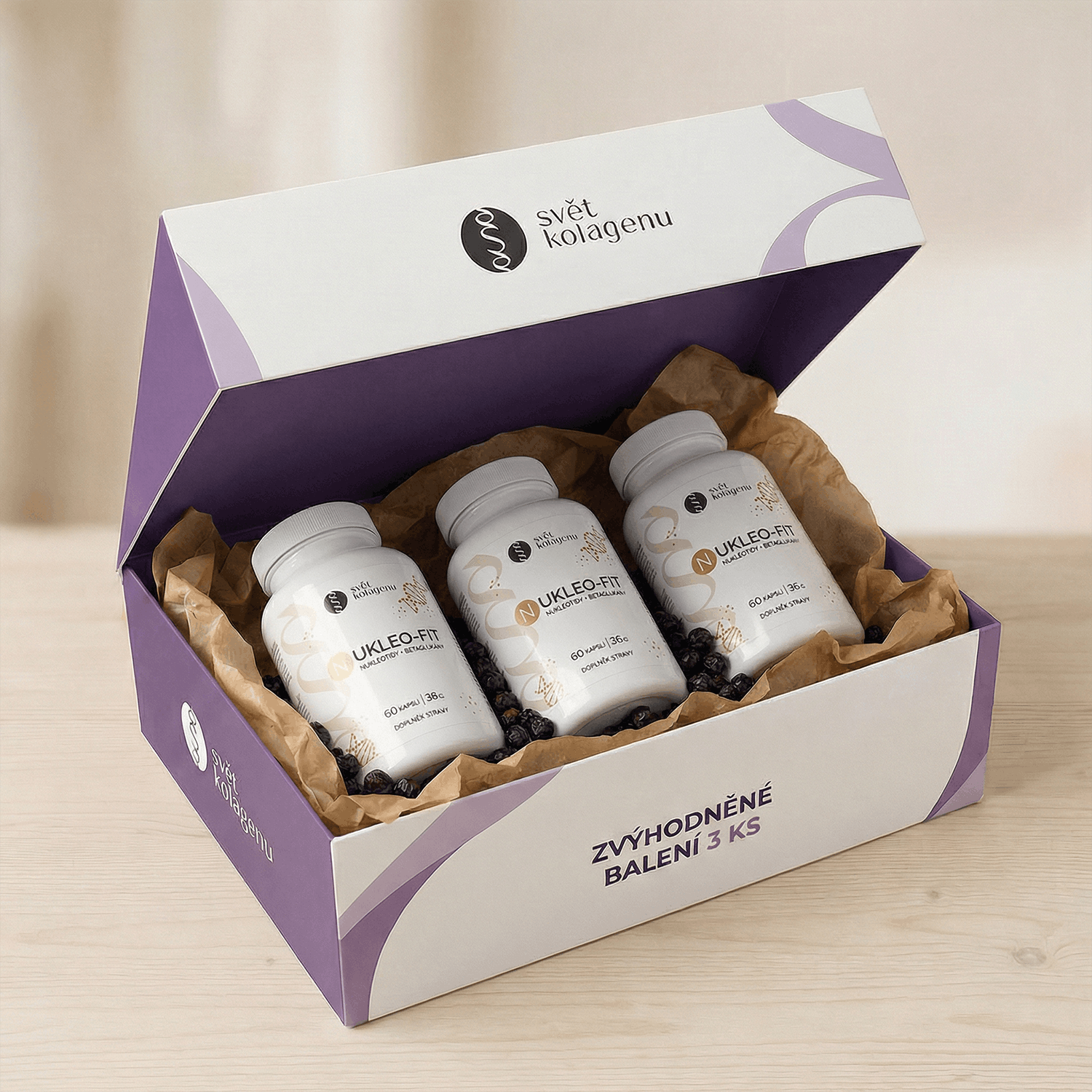 Nukleo-Fit - zvýhodněné balení 3 ks