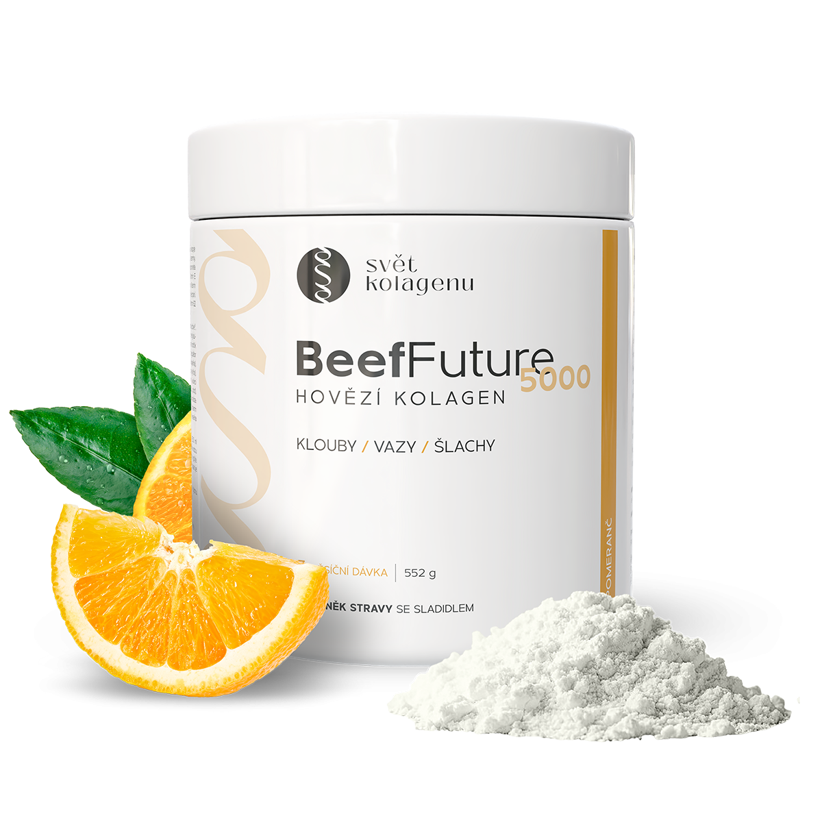 Hovězí kolagen BeefFuture 5000 POMERANČ Collinstant®